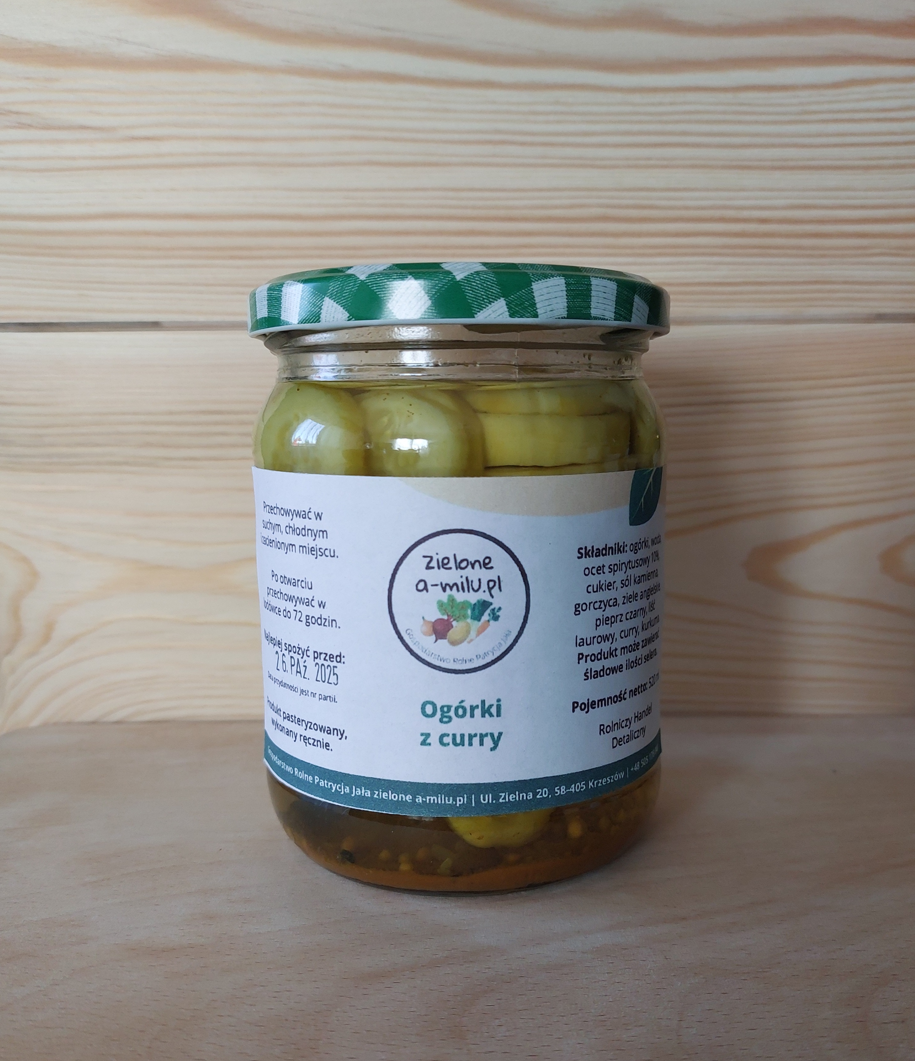 Ogórki z curry
